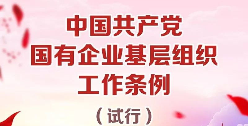中国共产党国有企业下层组织事情条例（试行）