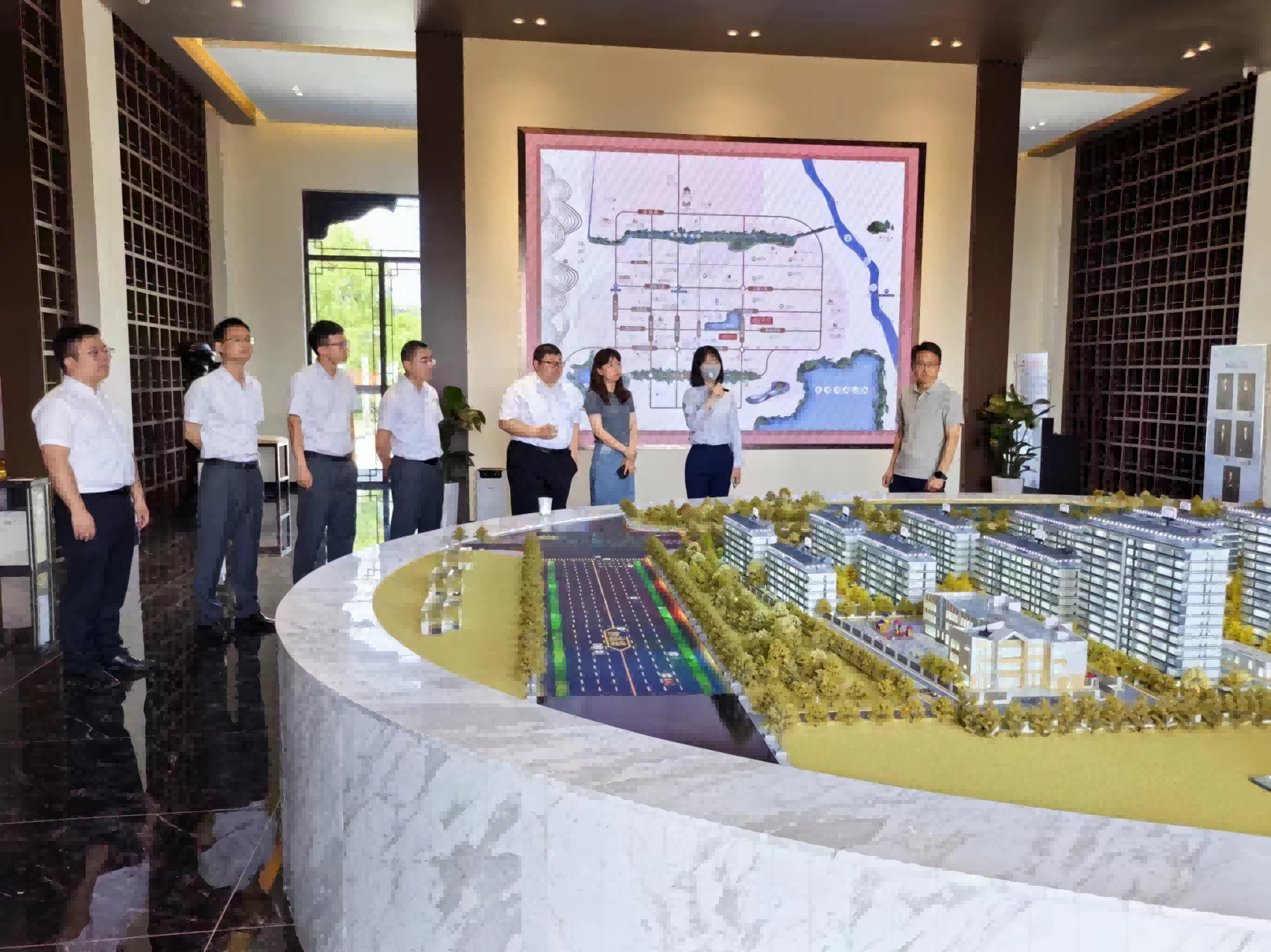 融资投资部组织开展璟悦里项目贷后检查事情